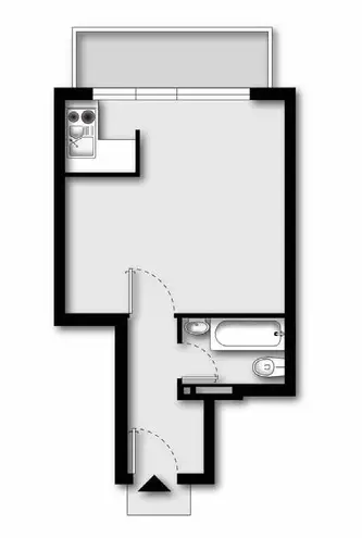 1 Zimmer Wohnung mit 32 m² in Augsburg – Bild 2