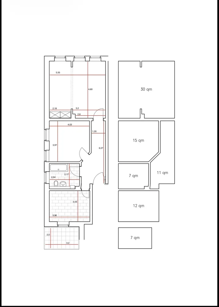 3 Zimmer Wohnung mit 78 m² in Braunschweig – Bild 1