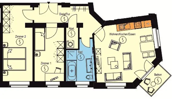 3 Zimmer Wohnung mit 73 m² in Chemnitz – Bild 11