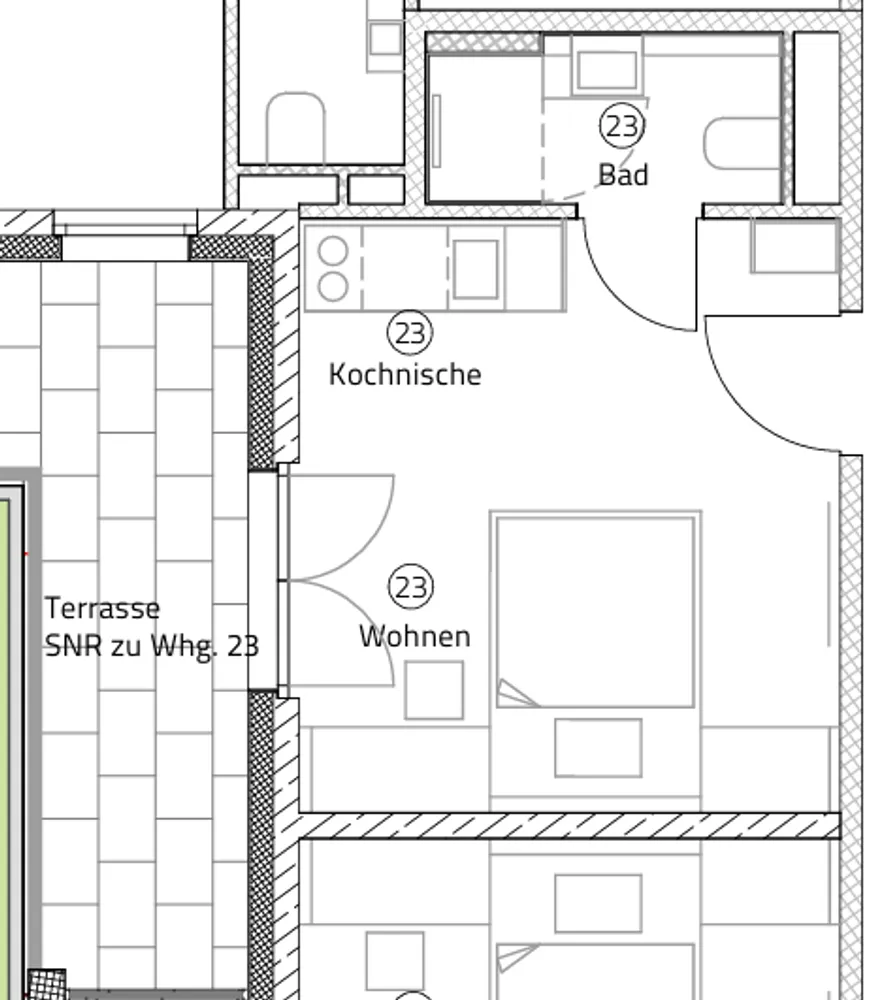 1 Zimmer Wohnung mit 25 m² in Regensburg – Bild 1
