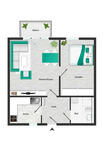 3 Zimmer Wohnung mit 64 m² in Wuppertal – Bild 11