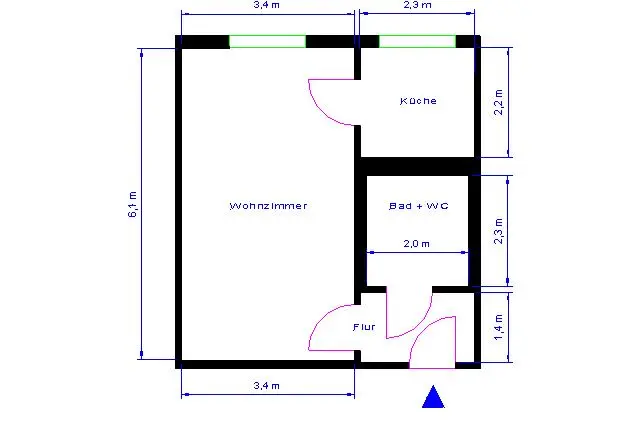Studio mit 32 m² in Magdeburg – Bild 5