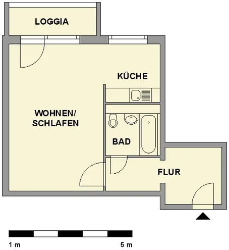 1 Zimmer Wohnung mit 41 m² in Chemnitz – Bild 5