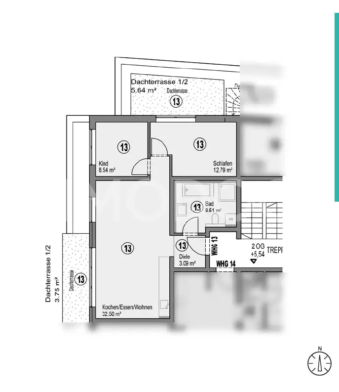 3 Zimmer Wohnung mit 75 m² in Kempten – Bild 8