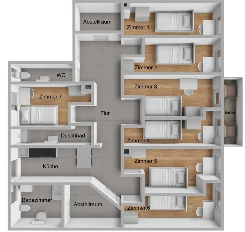 WG-Zimmer mit 14 m² in Mannheim – Bild 10