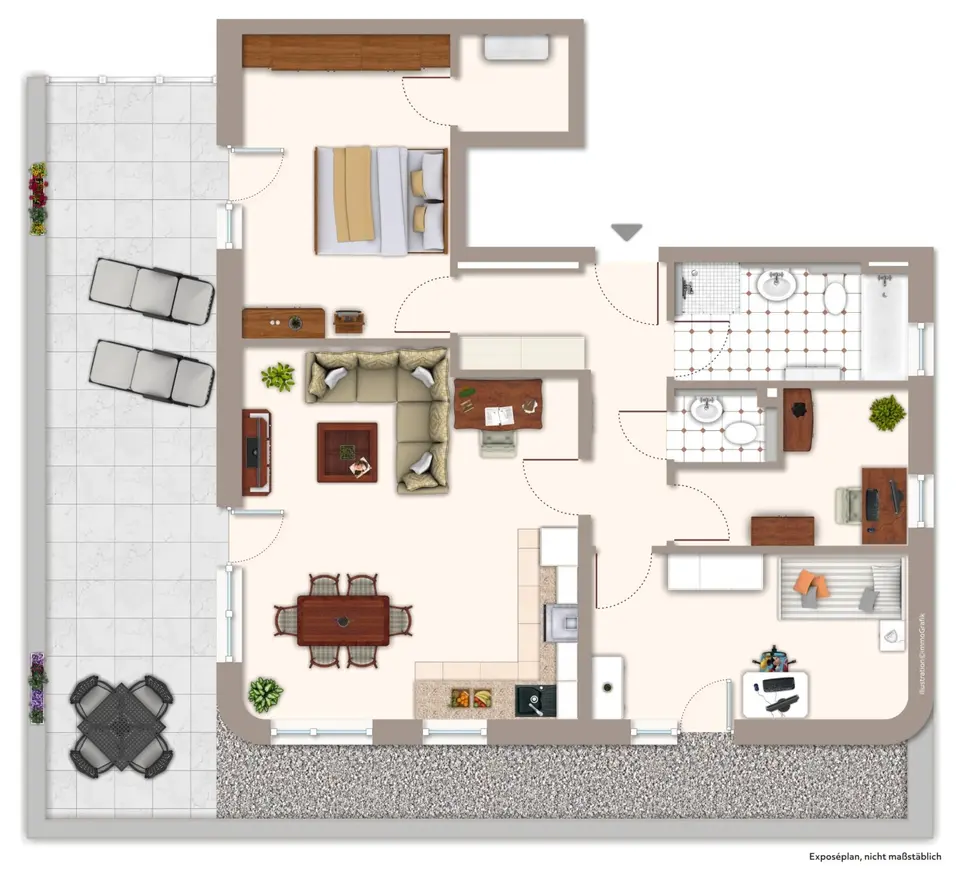 4 Zimmer Wohnung mit 105 m² in Dachau – Bild 9