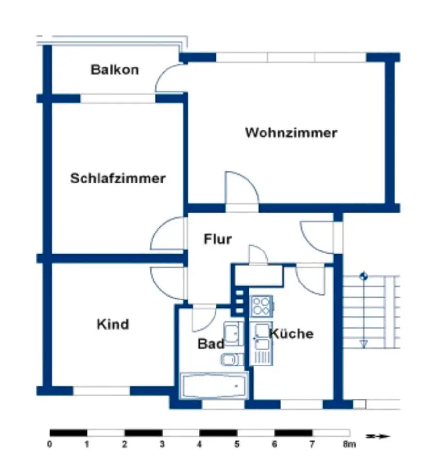 3 Zimmer Wohnung mit 66 m² in Wolfsburg – Bild 4