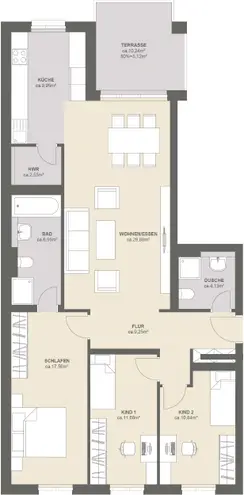 4 Zimmer Wohnung mit 107 m² in Frankfurt am Main – Bild 12