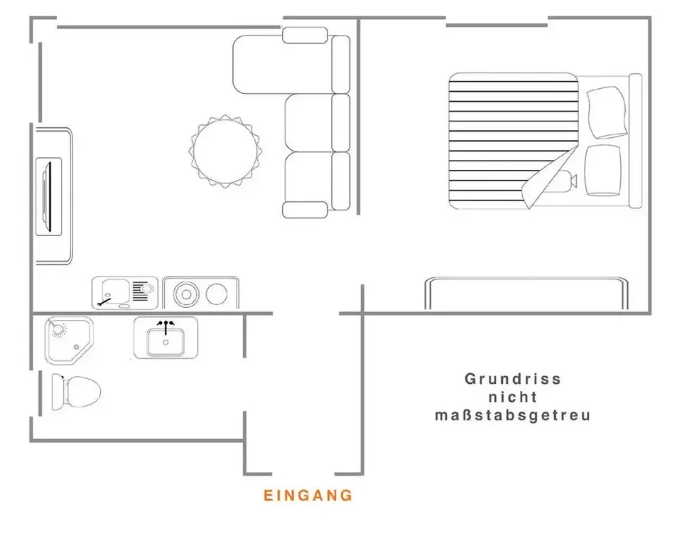 2 Zimmer Wohnung mit 31 m² in Freising – Bild 4