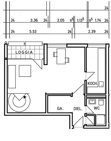 2 Zimmer Wohnung mit 55 m² in Münster – Bild 11