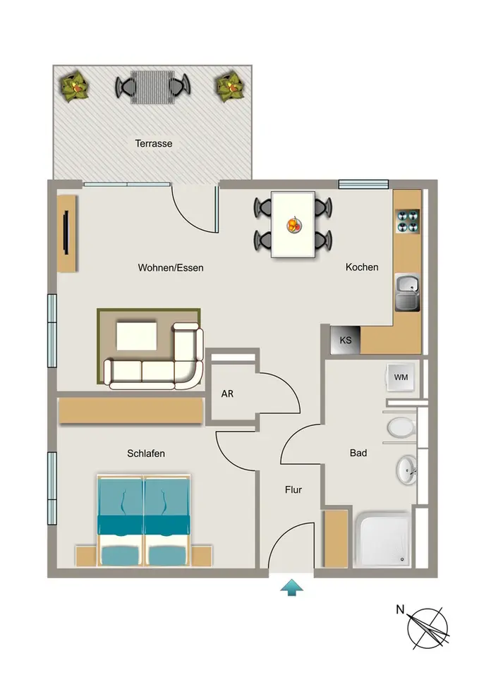 2 Zimmer Wohnung mit 62 m² in Bochum – Bild 5