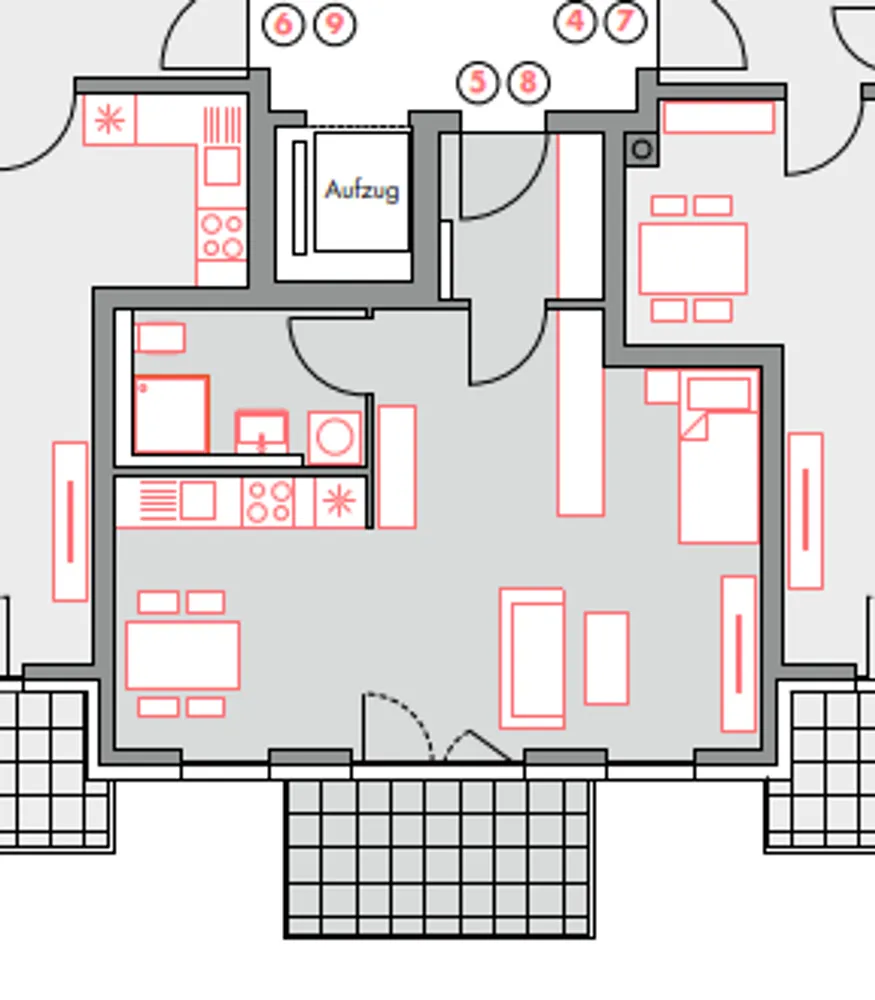 1 Zimmer Wohnung mit 43 m² in Neu-Ulm – Bild 3