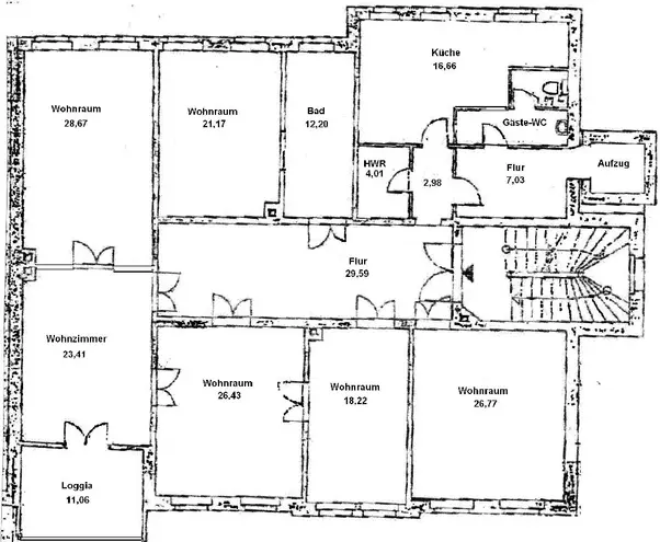 7 Zimmer Wohnung mit 235 m² in Leipzig – Bild 2