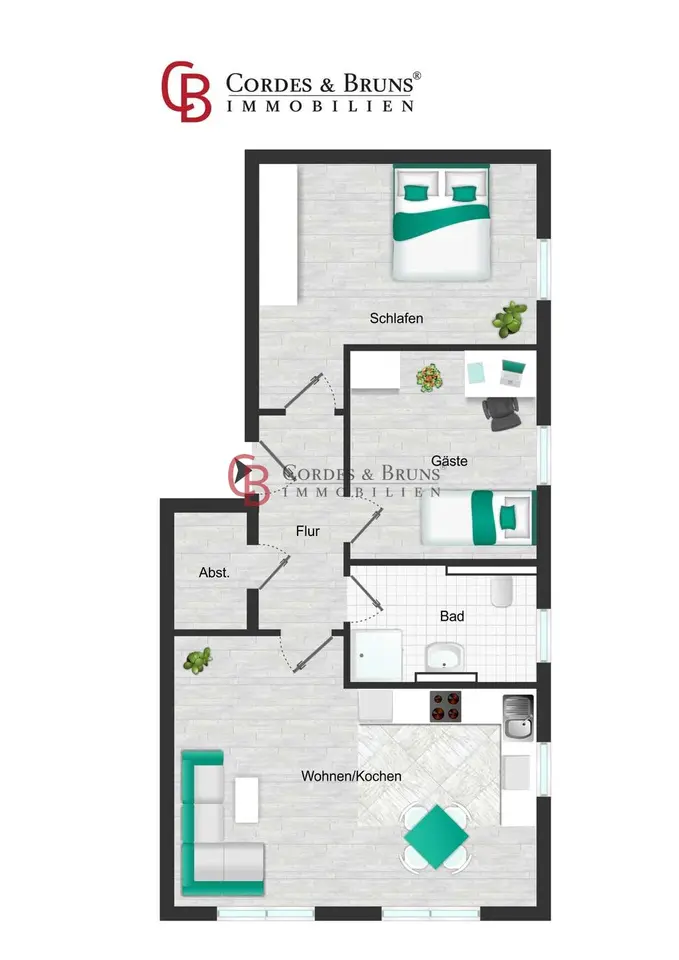 3 Zimmer Wohnung mit 82 m² in Achim – Bild 5