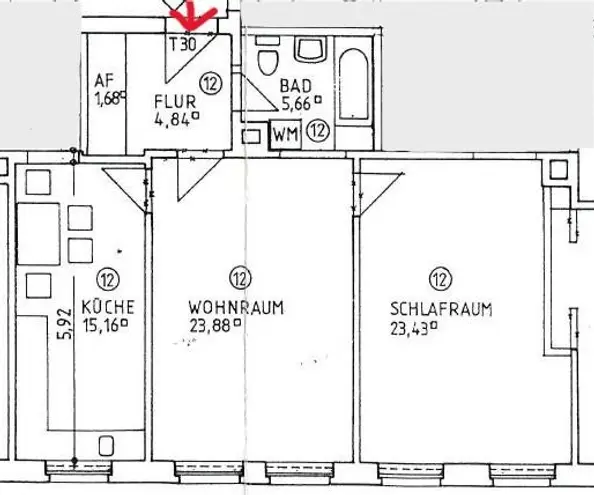2 Zimmer Wohnung mit 69 m² in Leipzig – Bild 9