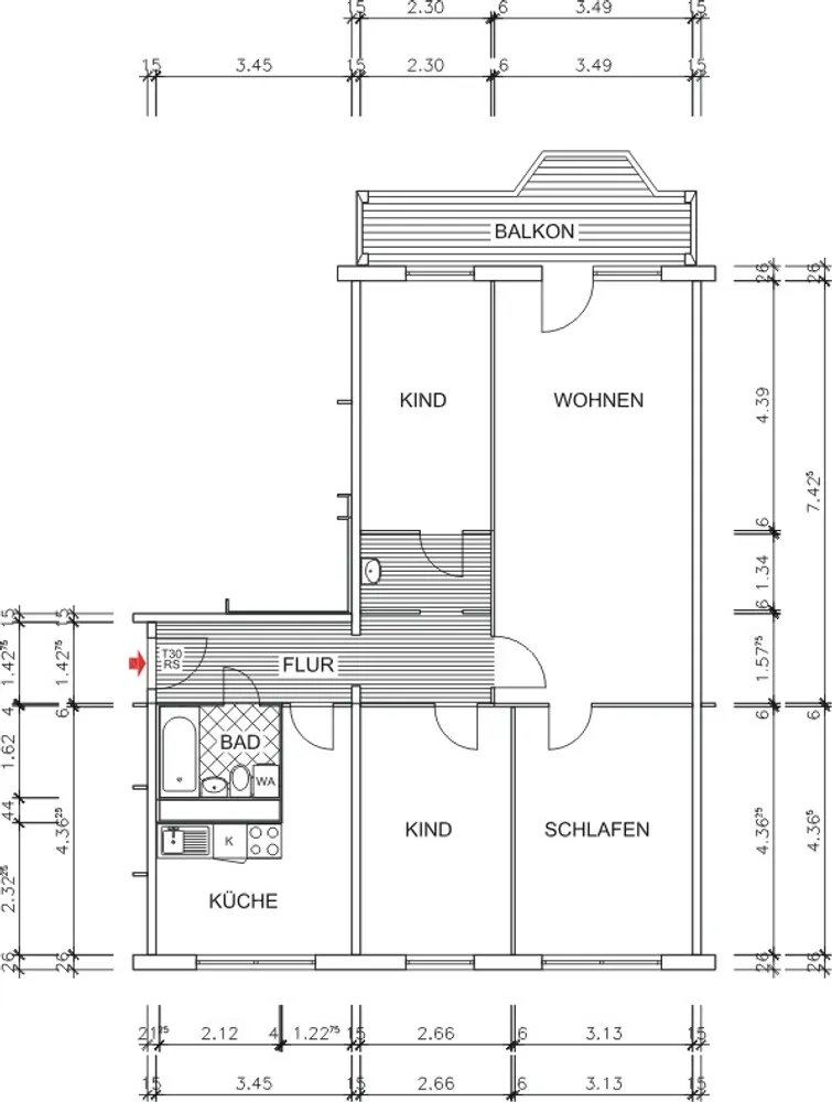 4 Zimmer Wohnung mit 90 m² in Chemnitz – Bild 3