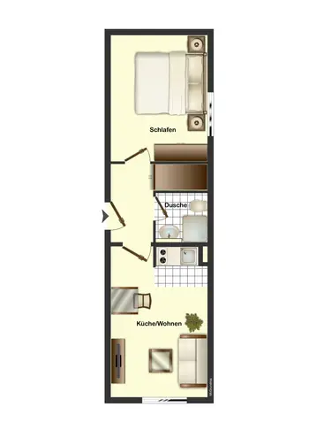 2 Zimmer Wohnung mit 42 m² in Wuppertal – Bild 4