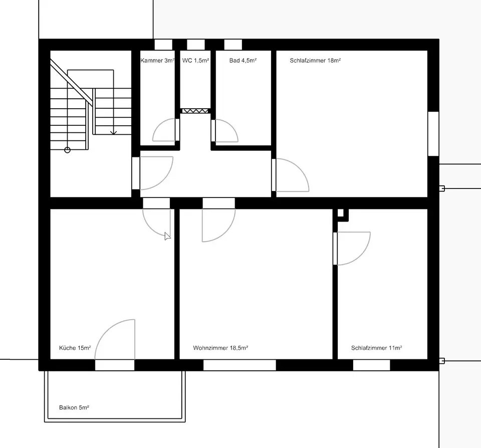 3 Zimmer Wohnung mit 75 m² in Bayreuth – Bild 5