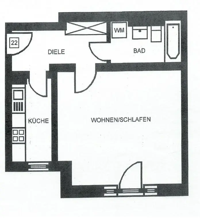 Studio mit 42 m² in Chemnitz – Bild 5