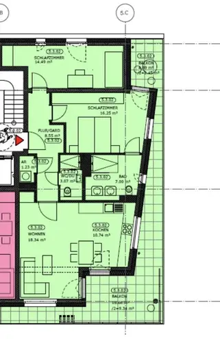 4 Zimmer Wohnung mit 92 m² in Mannheim – Bild 9