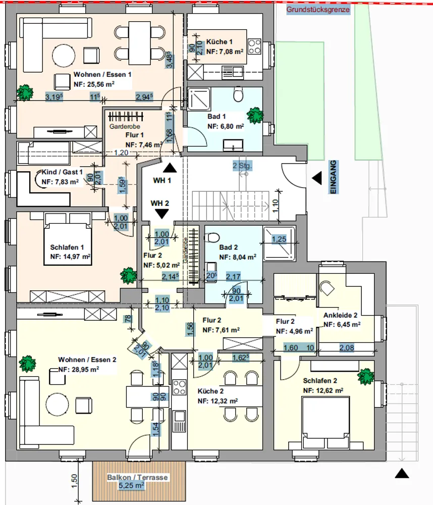 3 Zimmer Wohnung mit 70 m² in Nordhausen – Bild 3