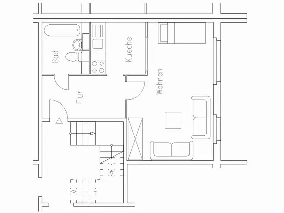 2 Zimmer Wohnung mit 35 m² in Eberswalde – Bild 7