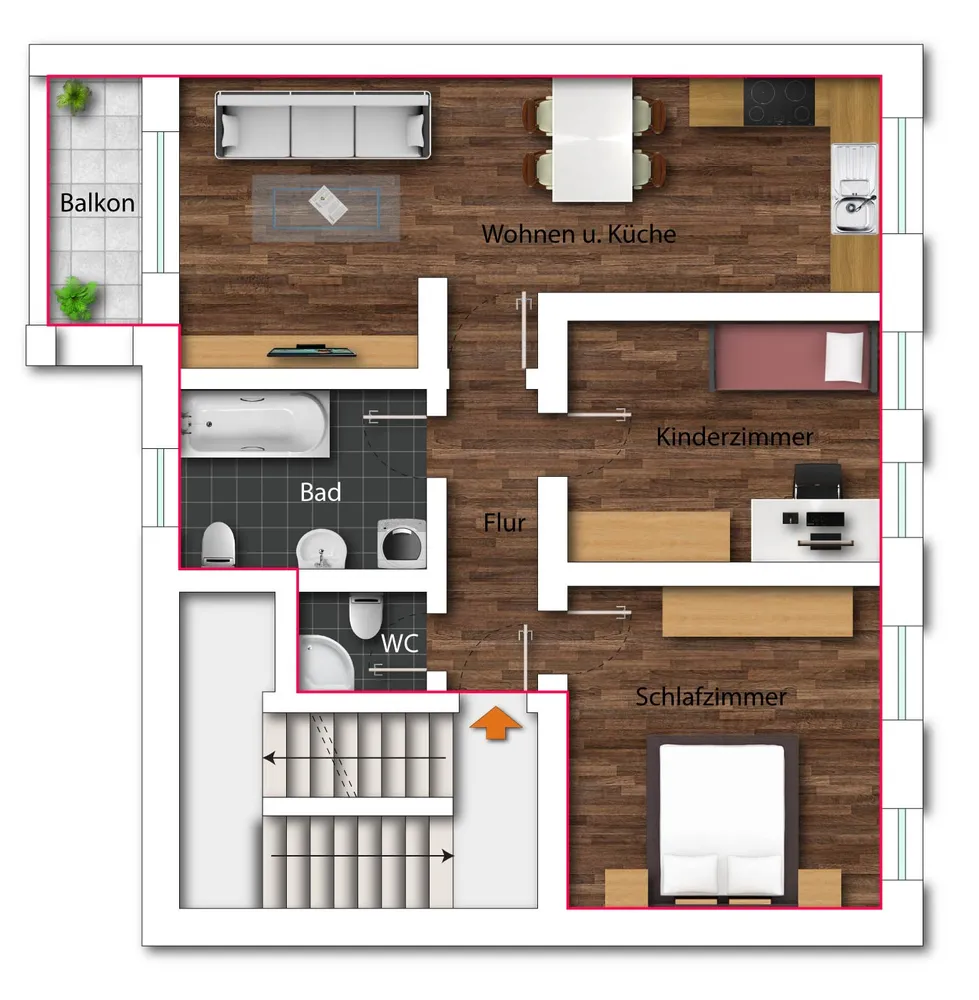 3 Zimmer Wohnung mit 99 m² in Magdeburg – Bild 9