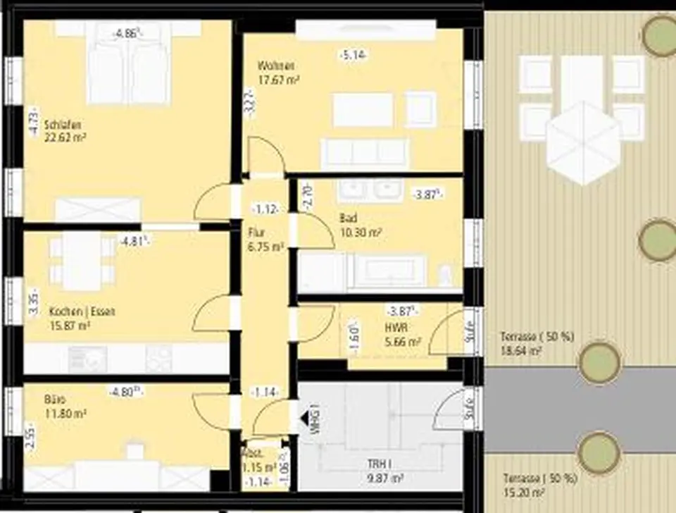 3 Zimmer Wohnung mit 110 m² in Ahaus – Bild 5