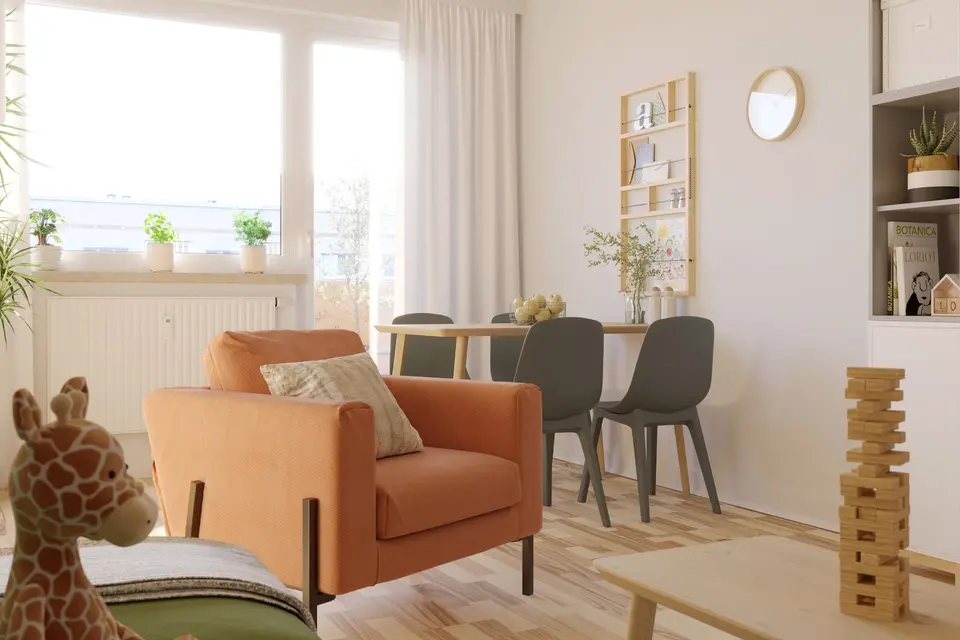4 Zimmer Wohnung mit 72 m² in Sangerhausen – Bild 1