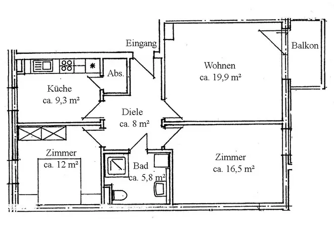 3 Zimmer Wohnung mit 75 m² in Dresden – Bild 6