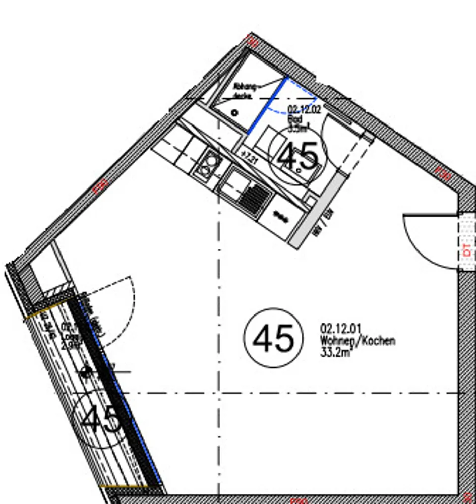 1 Zimmer Wohnung mit 39 m² in Aachen – Bild 6