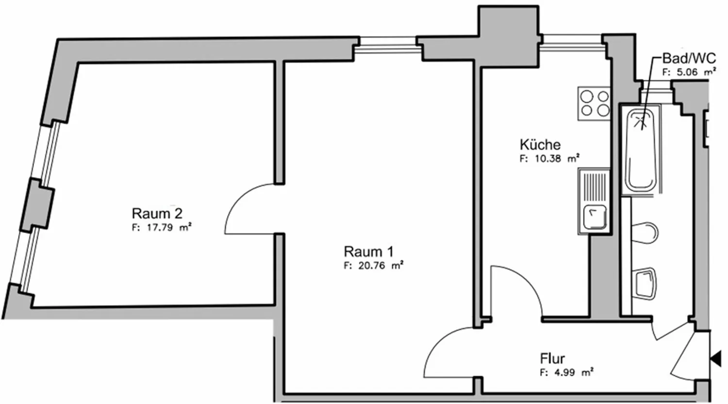 2 Zimmer Wohnung mit 59 m² in Eberswalde – Bild 7