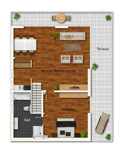 2 Zimmer Wohnung mit 125 m² in Wiesbaden – Bild 11
