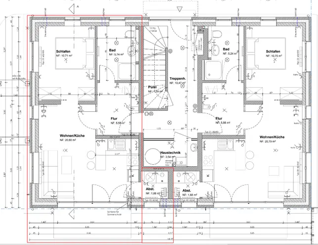 2 Zimmer Wohnung mit 47 m² in Oldenburg – Bild 2