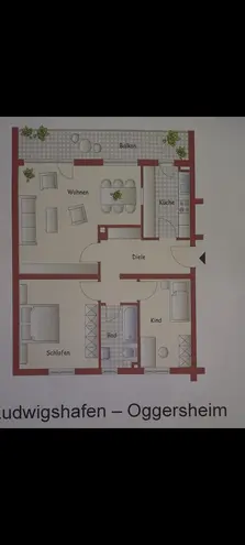 3 Zimmer Wohnung mit 79 m² in Ludwigshafen am Rhein – Bild 2