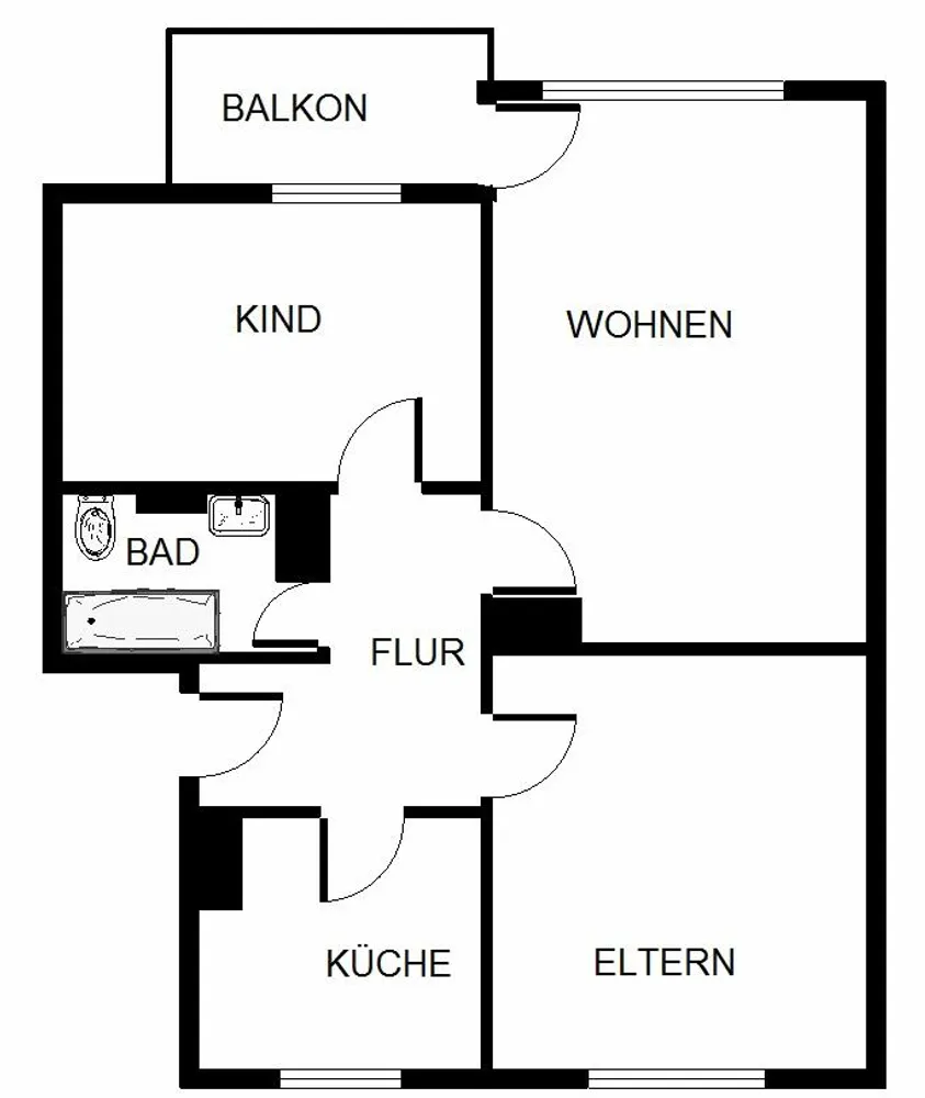 3 Zimmer Wohnung mit 62 m² in Gladbeck – Bild 5