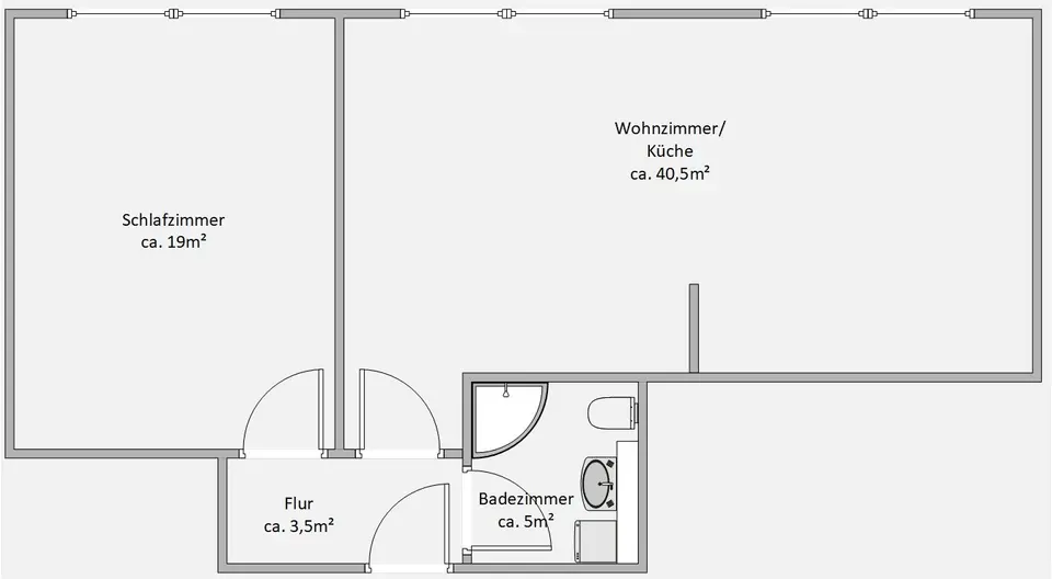 2 Zimmer Wohnung mit 68 m² in Aschaffenburg – Bild 6