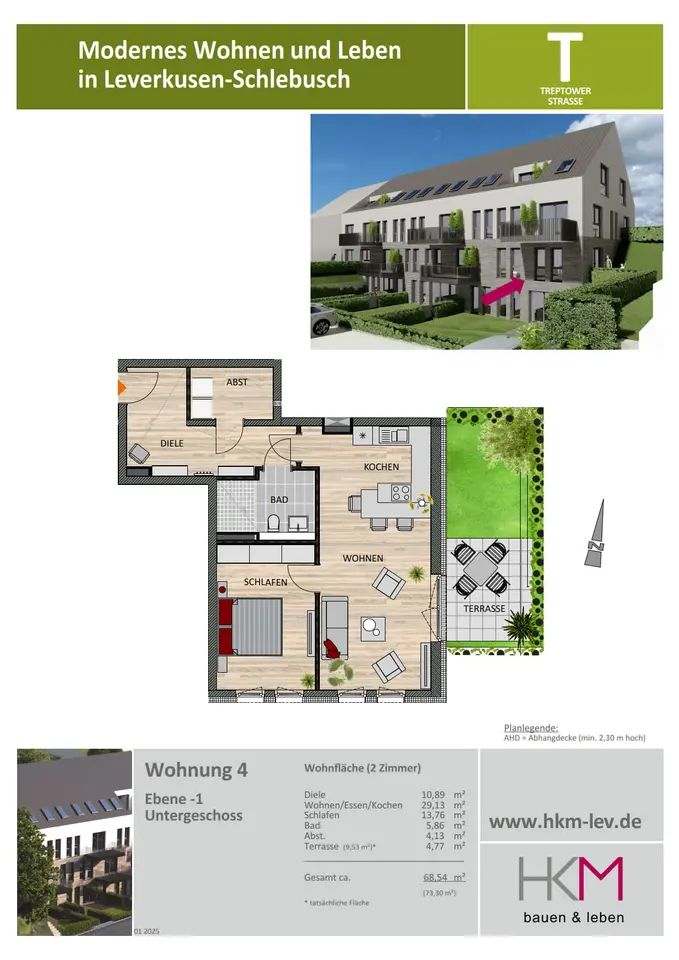 2 Zimmer Wohnung mit 69 m² in Leverkusen – Bild 4