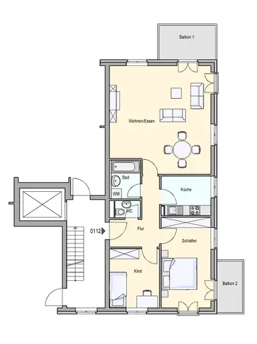 3 Zimmer Wohnung mit 83 m² in Stuttgart – Bild 7