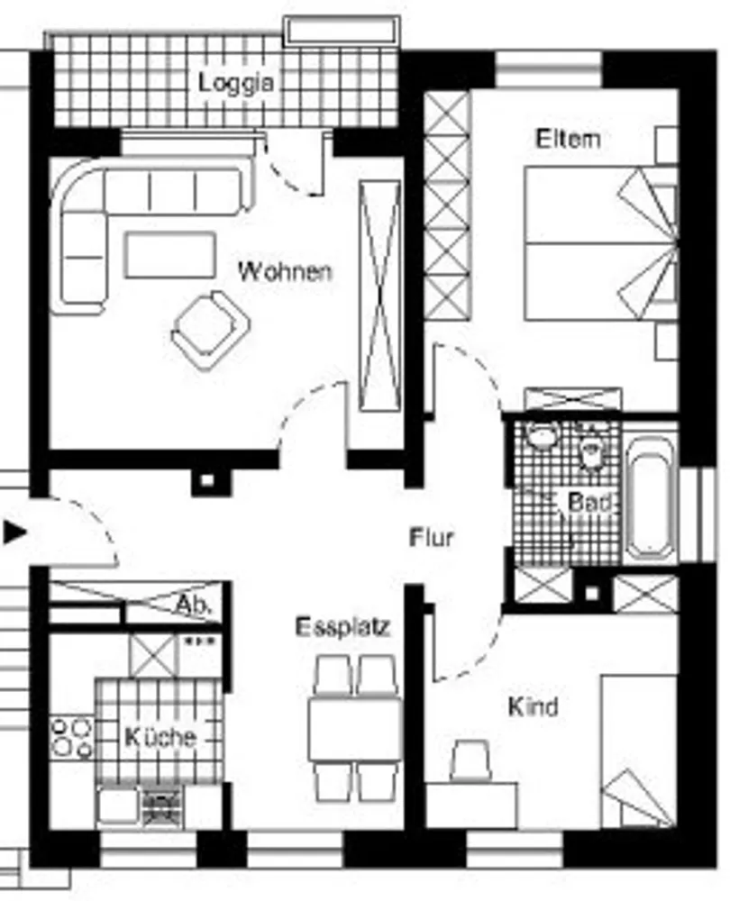3 Zimmer Wohnung mit 72 m² in Bielefeld – Bild 2