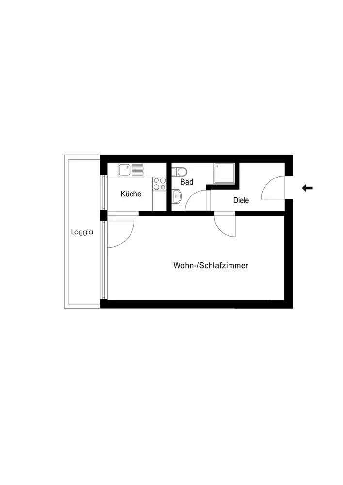 1 Zimmer Wohnung mit 39 m² in Solingen – Bild 10