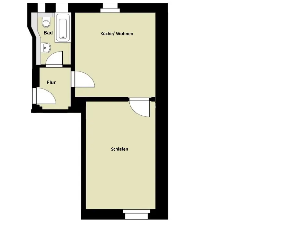 2 Zimmer Wohnung mit 40 m² in Zwickau – Bild 6
