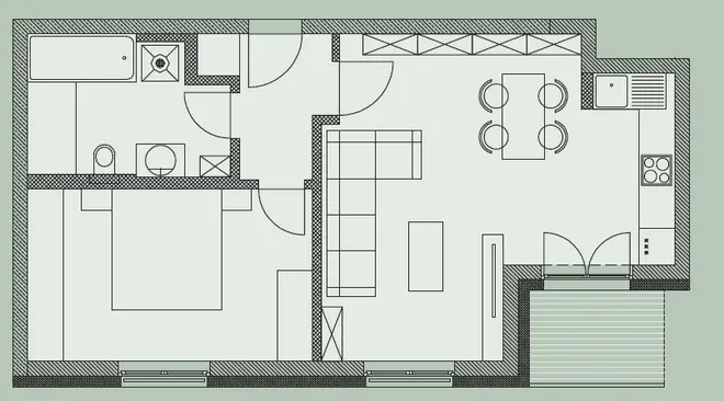 2 Zimmer Wohnung mit 52 m² in Magdeburg – Bild 5