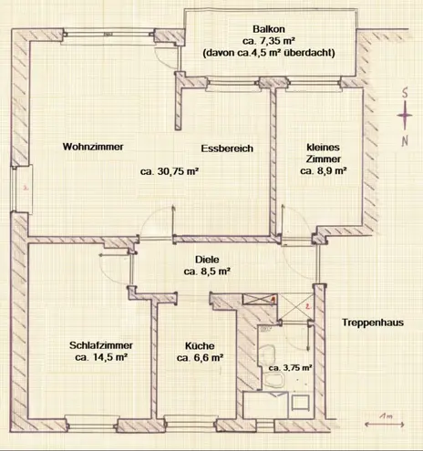 3 Zimmer Wohnung mit 82 m² in Hannover – Bild 8