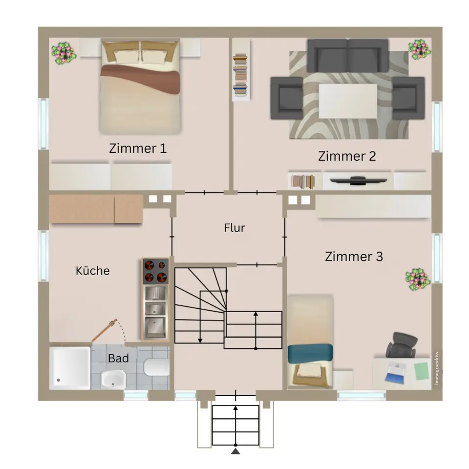 3 Zimmer Wohnung mit 63 m² in Jena – Bild 7
