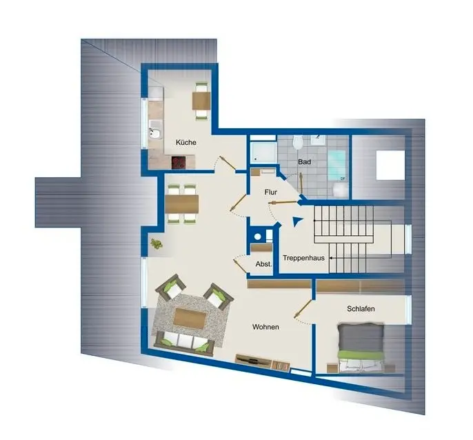 2 Zimmer Wohnung mit 54 m² in Emden – Bild 5