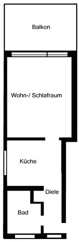 1 Zimmer Wohnung mit 39 m² in Wuppertal – Bild 2