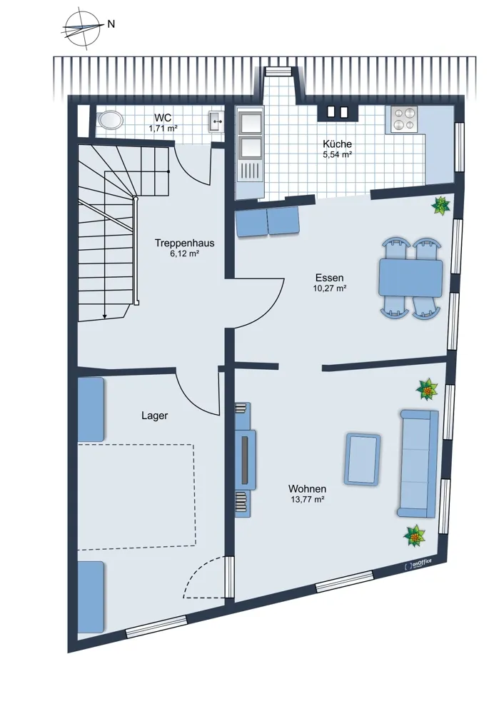 5 Zimmer Wohnung mit 85 m² in Coburg – Bild 11