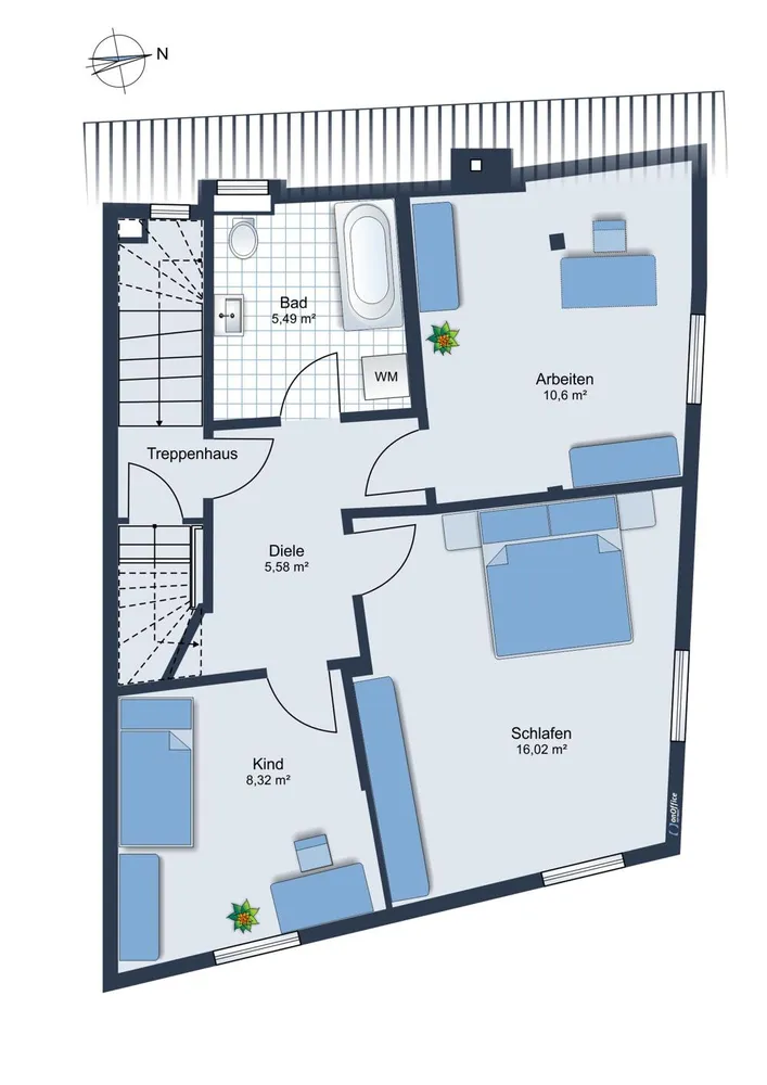 5 Zimmer Wohnung mit 85 m² in Coburg – Bild 12