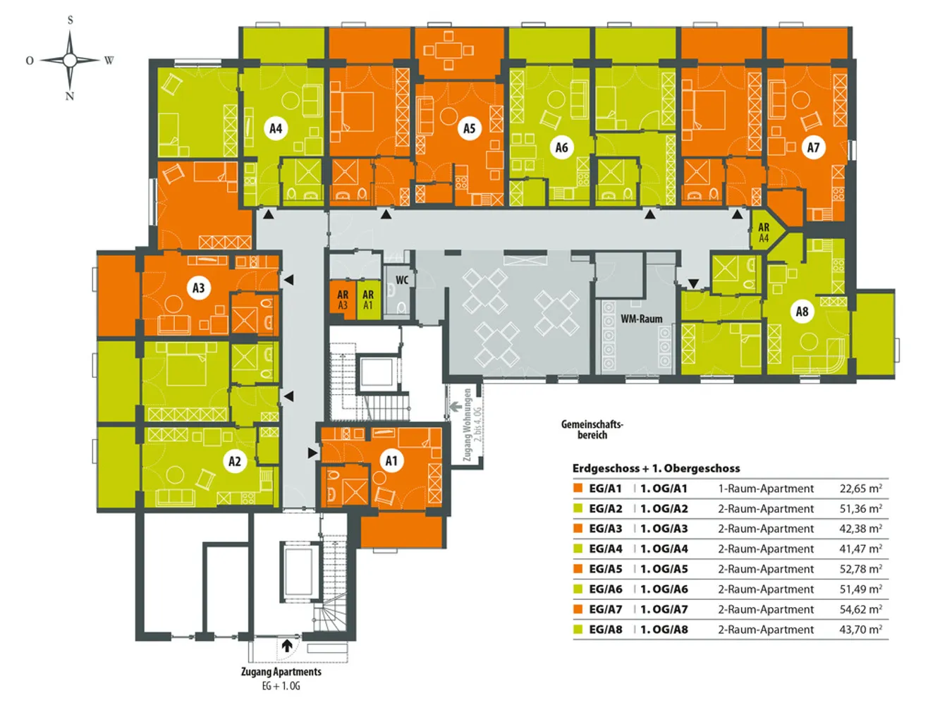 2 Zimmer Wohnung mit 56 m² in Gera – Bild 3